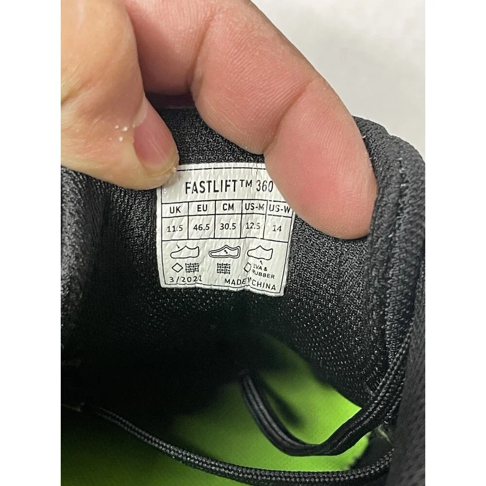 Inov-8 Fastlift 360 Black Shoes Mens 12.5 /Women’s 14 Weightlifting
